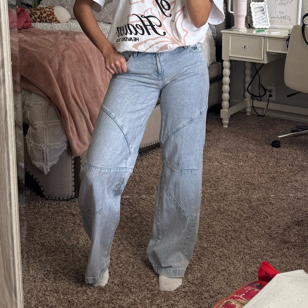 PacSun Light Wash Flare Jeans